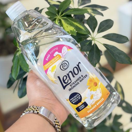 مایع اتو لباس لنور رایحه summer breeze 